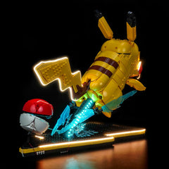 Set de Iluminación LED para LEGO® Pokémon Pikachu y Poké Ball – 72152 Versión con Control Remoto