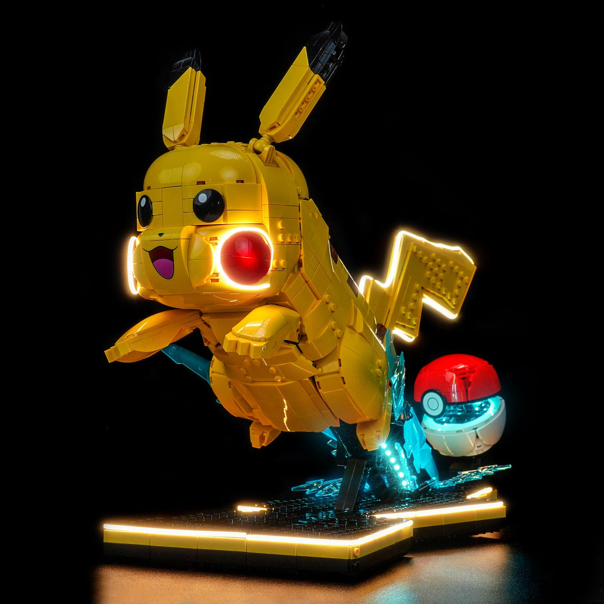Set de Iluminación LED para LEGO® Pokémon Pikachu y Poké Ball – 72152 Versión con Control Remoto