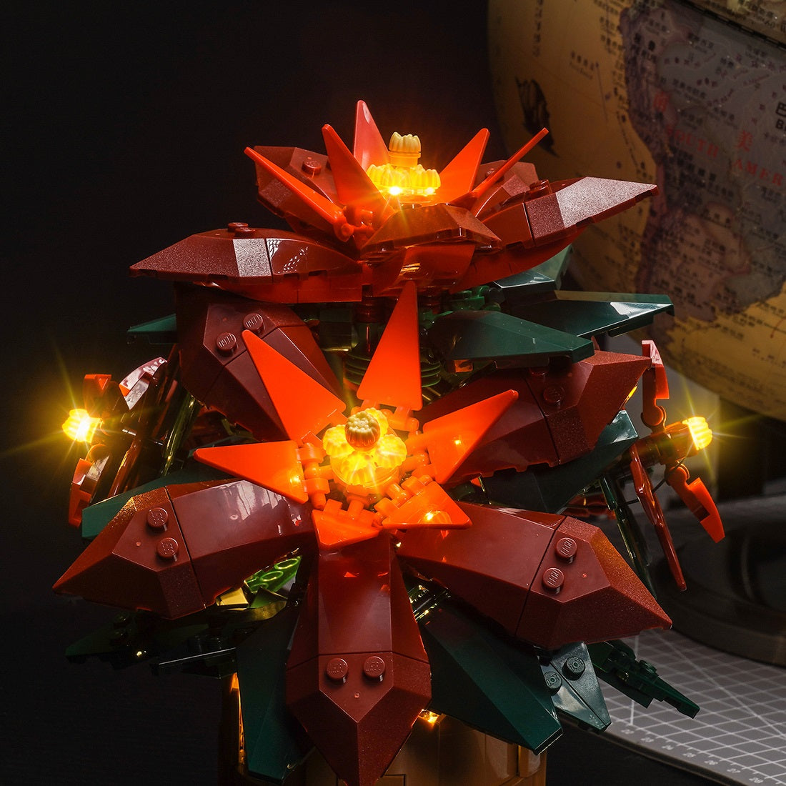 LED-beleuchtungsset für LEGO® Icons Poinsettia 10370