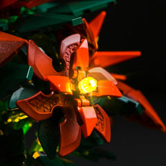 LED-beleuchtungsset für LEGO® Icons Poinsettia 10370