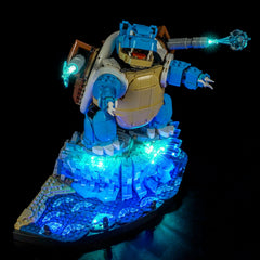 LED-Beleuchtungsset für LEGO® Pokémon Bisaflor, Glurak und Turtok – 72153 Fernbedienungs-Version