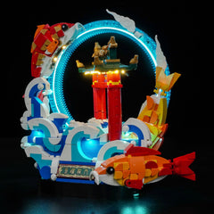Set di illuminazione LED per LEGO® Carpa della Prosperità Salterina 80120