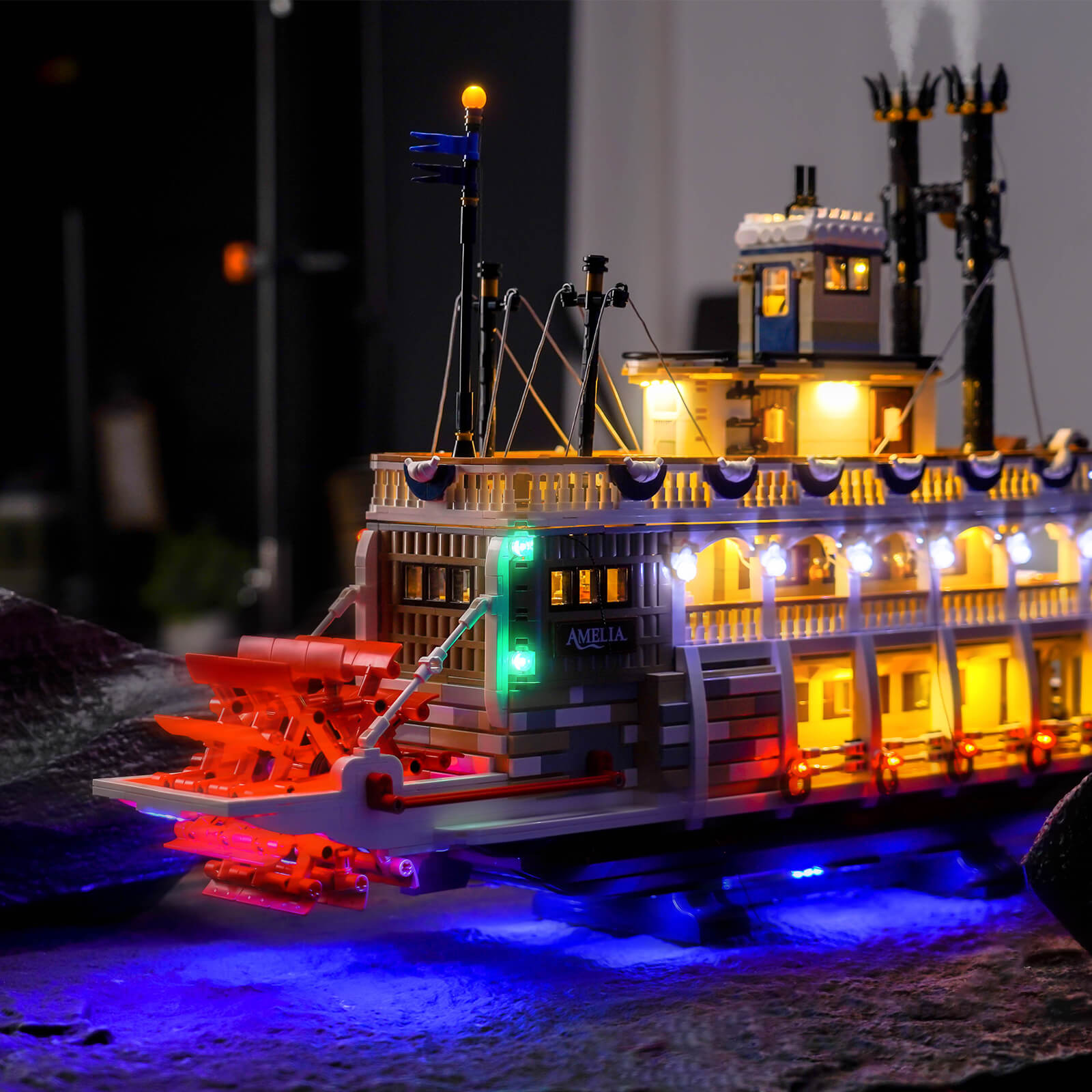 LED-beleuchtungsset für LEGO® Ideas River Steamboat 21356