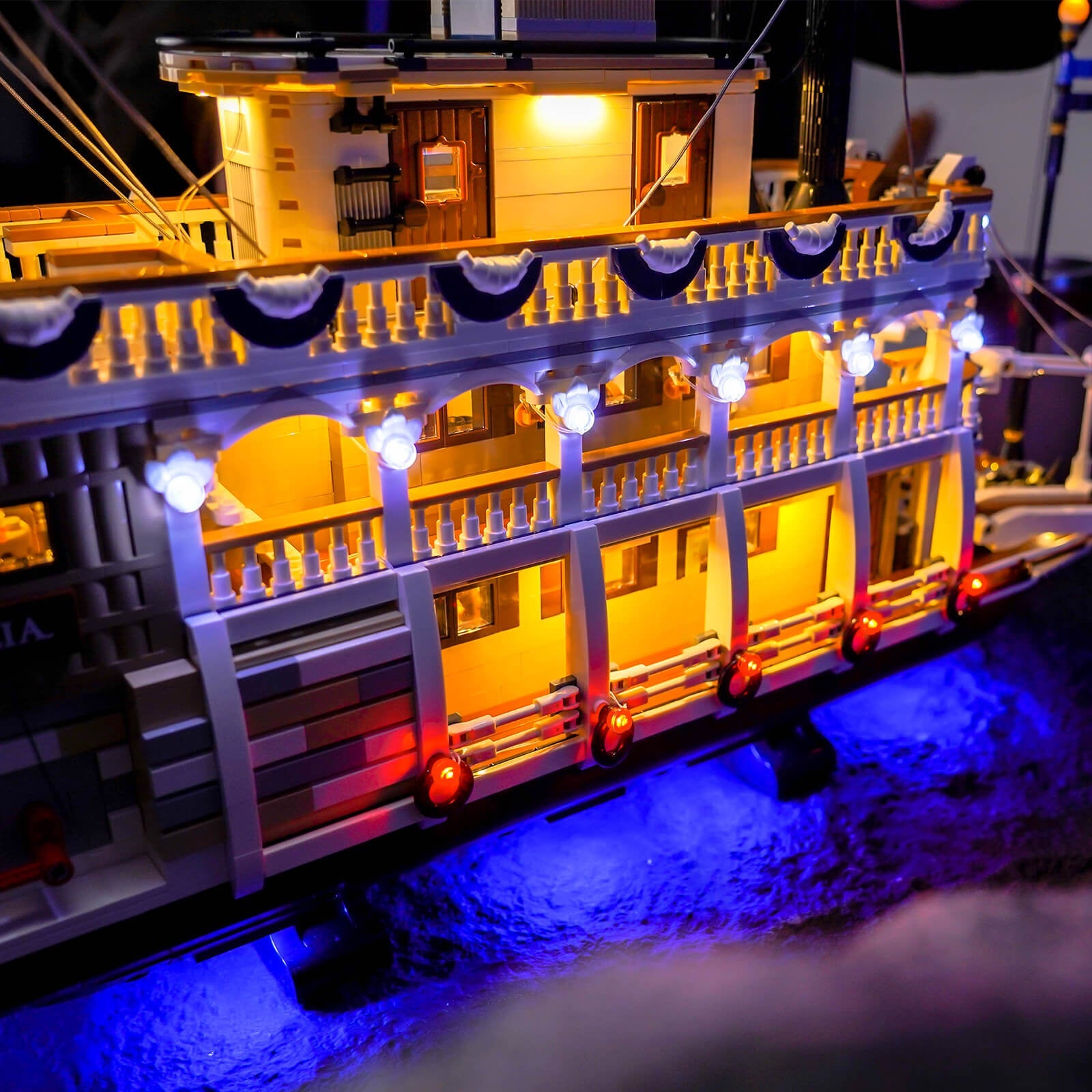 LED-beleuchtungsset für LEGO® Ideas River Steamboat 21356