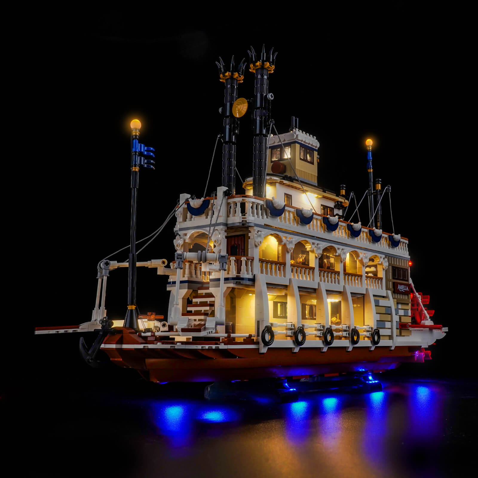 LED-beleuchtungsset für LEGO® Ideas River Steamboat 21356