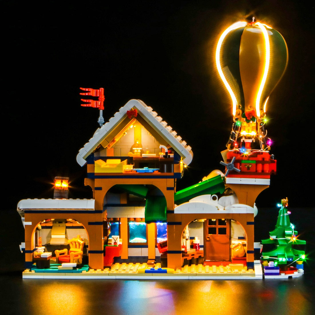 LED-Beleuchtungsset für LEGO® Icons Postamt des Weihnachtsmanns (10339)