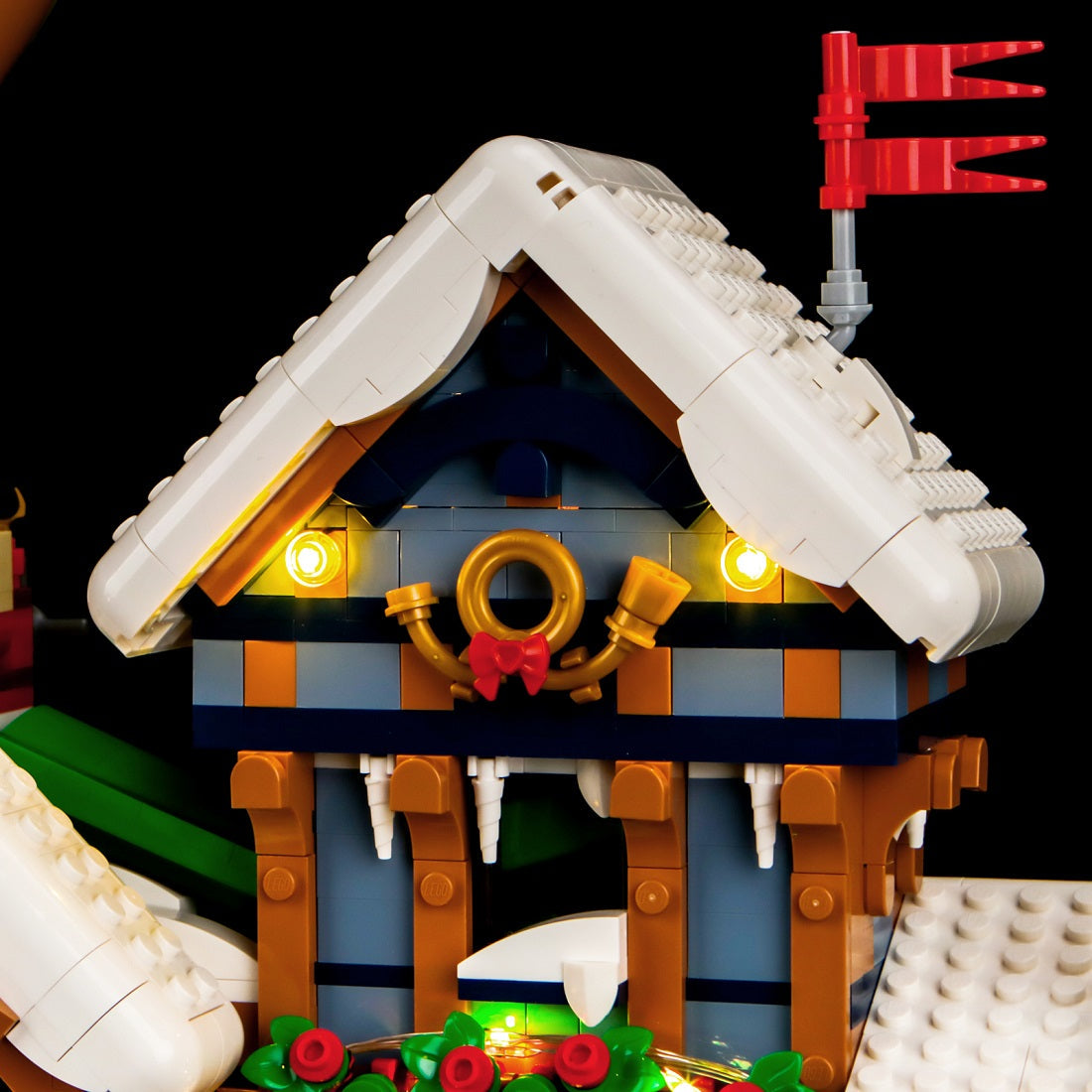 LED-beleuchtungsset für LEGO® Icons Santa's Post Office 10339 GC Version
