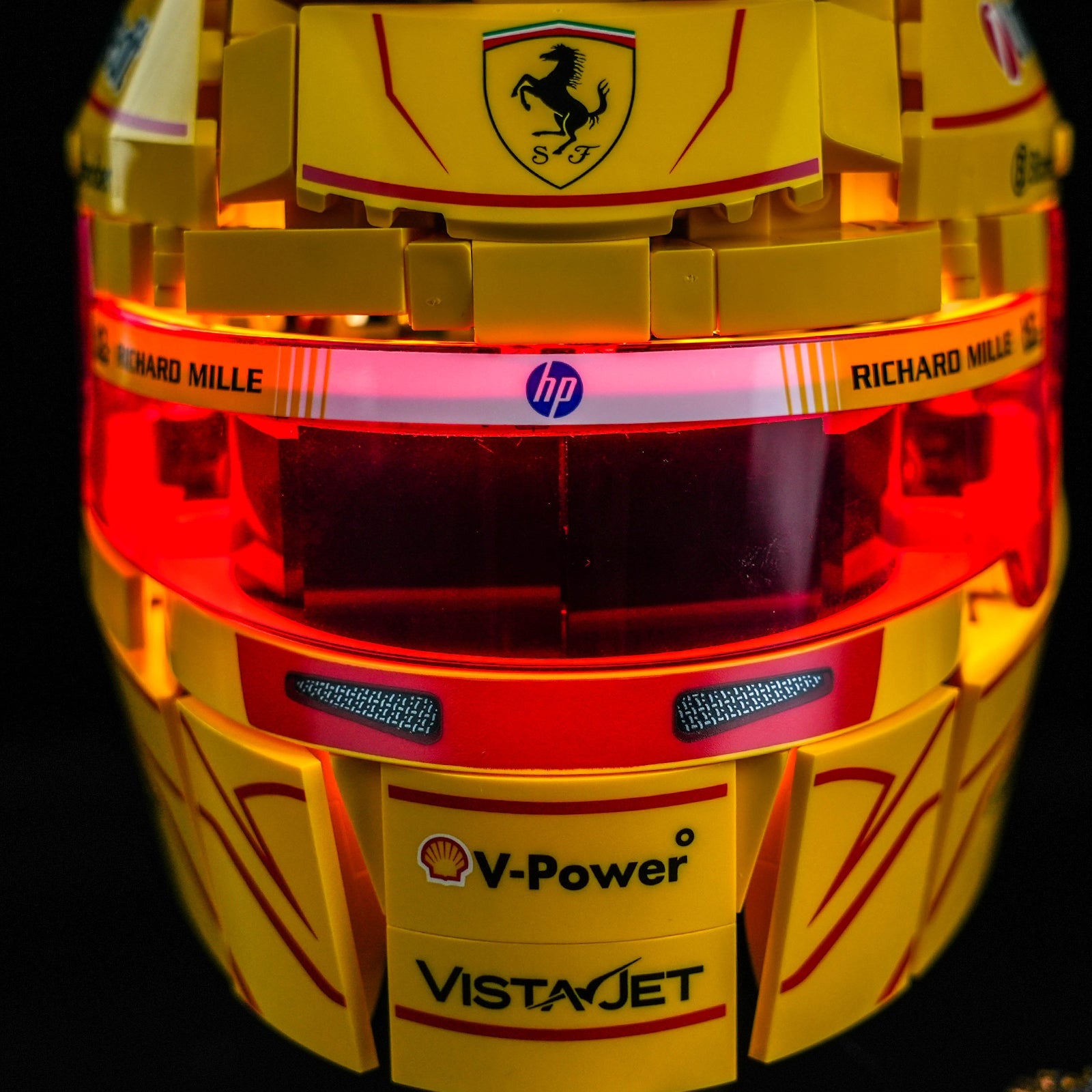 LED-belysningssæt til LEGO® Editions Scuderia Ferrari HP Lewis Hamilton Hjelm 43022 (Elite Edition)