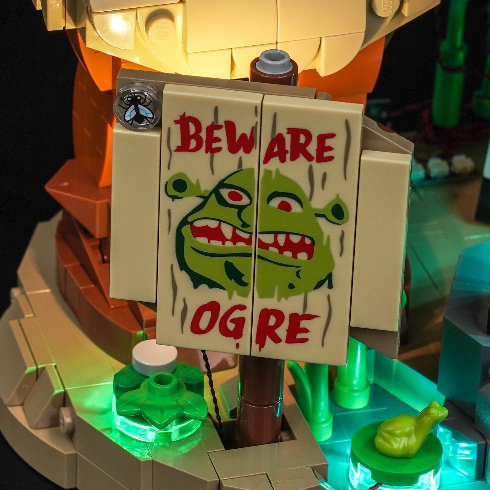 LED-Beleuchtungsset für LEGO® Shrek, Donkey & Puss in Boots 72423