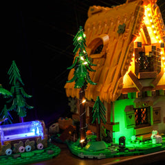 Kit di Illuminazione LED per LEGO® Disney La Casetta di Biancaneve e i Sette Nani 43242 – Versione con Telecomando