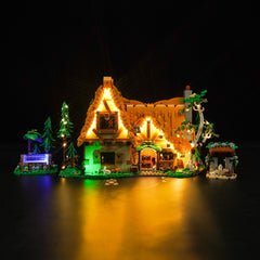 Kit di Illuminazione LED per LEGO® Disney La Casetta di Biancaneve e i Sette Nani 43242 – Versione con Telecomando