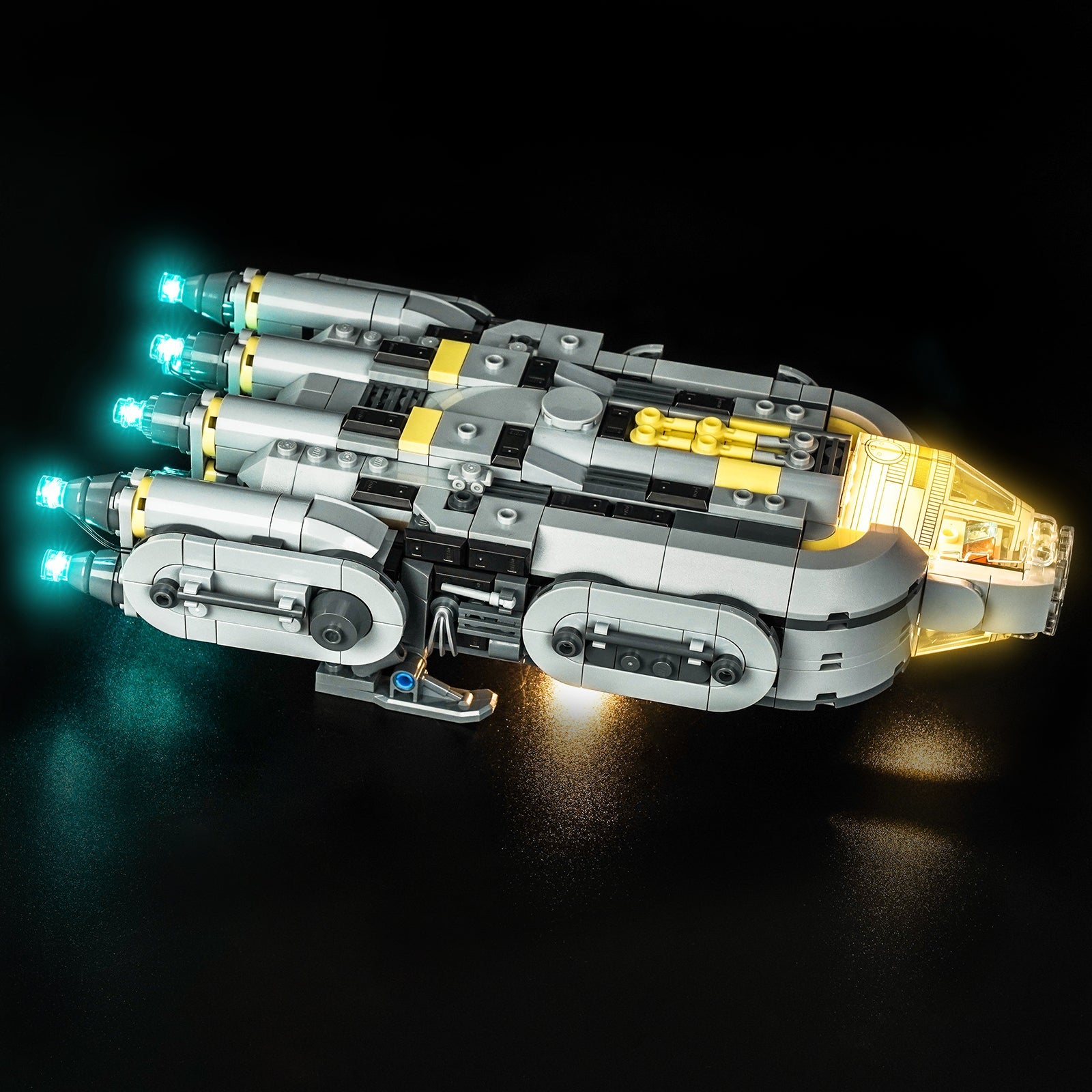 LED-belysningssæt til LEGO® Star Wars Anzellan Starship 75445 (Elite Edition)