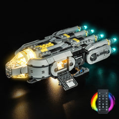 LED-belysningssæt til LEGO® Star Wars Anzellan Starship 75445 (Elite Edition)
