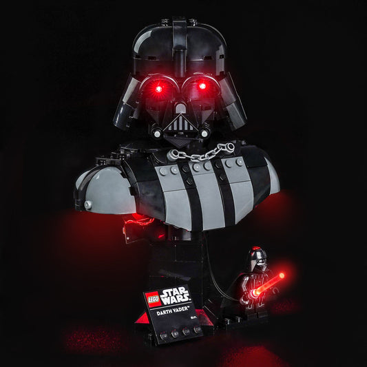 LED-belysningssæt til LEGO® Star Wars™ Darth Vader™ – 75439 (varmlys-version)
