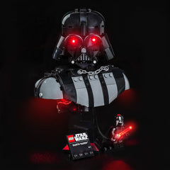LED-belysningssæt til LEGO® Star Wars™ Darth Vader™ – 75439 (varmlys-version)