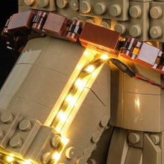 LED-belysningssæt til LEGO® Star Wars™ Grogu™ (Mandalorian Apprentice) – 75446 (varmlys-version)