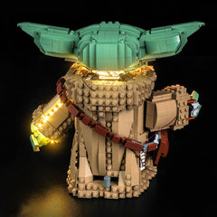 LED-belysningssæt til LEGO® Star Wars™ Grogu™ (Mandalorian Apprentice) – 75446 (varmlys-version)