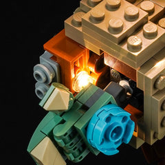 LED-belysningssæt til LEGO® Star Wars™ Grogu™ (Mandalorian Apprentice) – 75446 (varmlys-version)