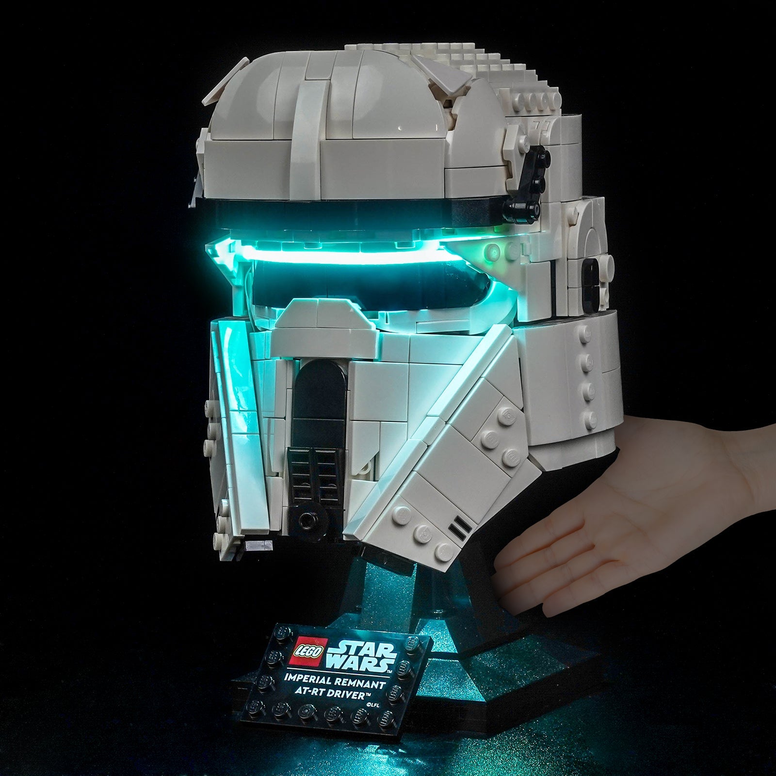 LED-Beleuchtungsset für LEGO® Star Wars Imperial Remnant AT-RT Driver™ Helmet 75458