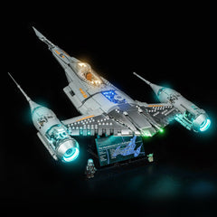 LED-belysningssæt til LEGO® Star Wars™ Mandalorianerens N-1 Starfighter – 75442 (ultimativ udgave)