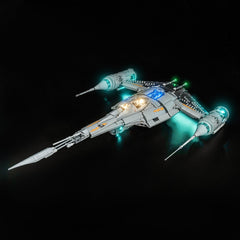 LED-belysningssæt til LEGO® Star Wars™ Mandalorianerens N-1 Starfighter – 75442 (ultimativ udgave)