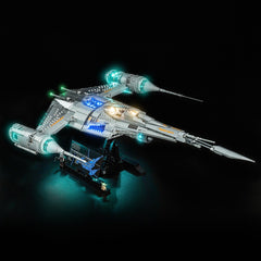 LED-belysningssæt til LEGO® Star Wars™ Mandalorianerens N-1 Starfighter – 75442 (ultimativ udgave)