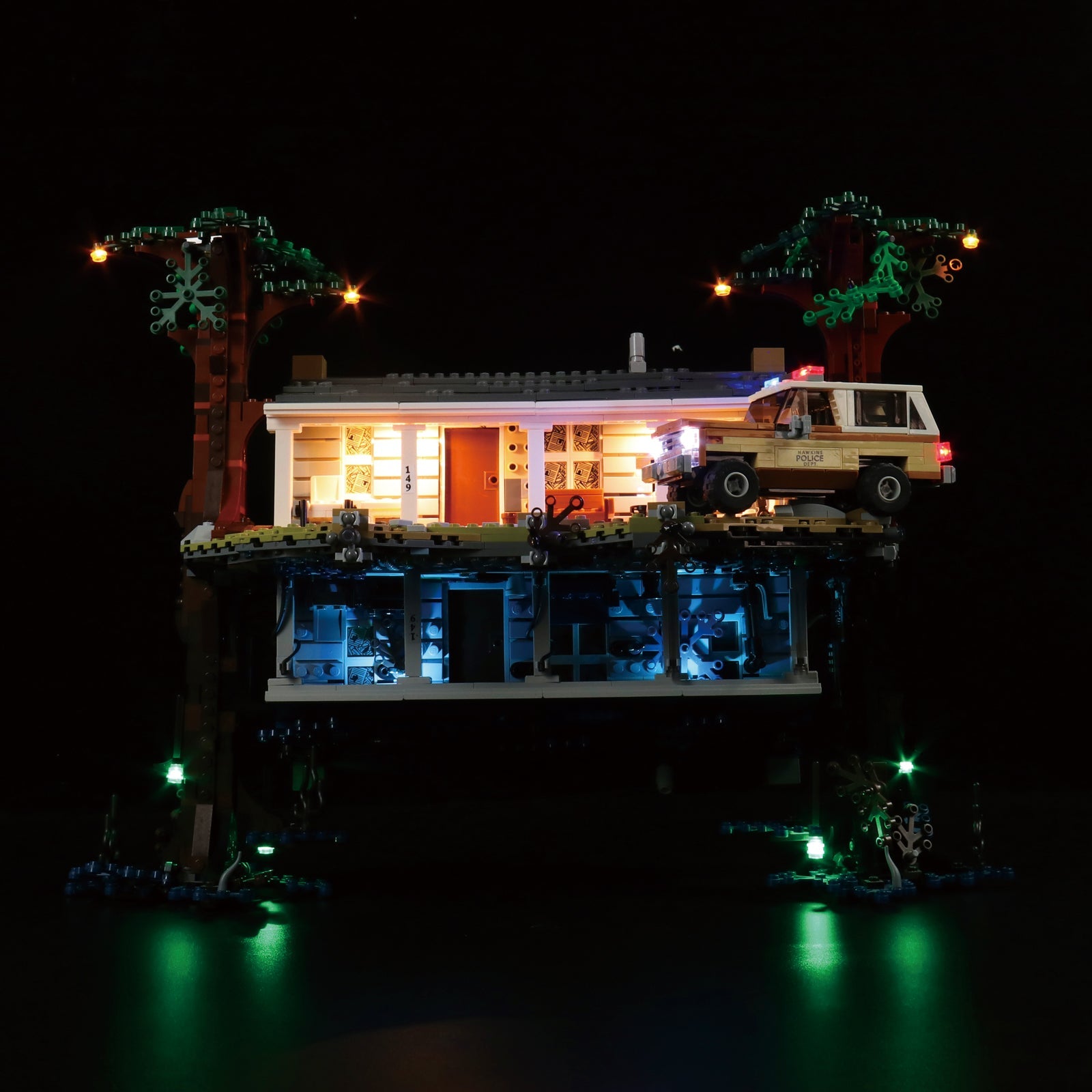 LED-Beleuchtungsset für LEGO® Stranger Things Das Upside Down 75810 Fernbedienungs-Version