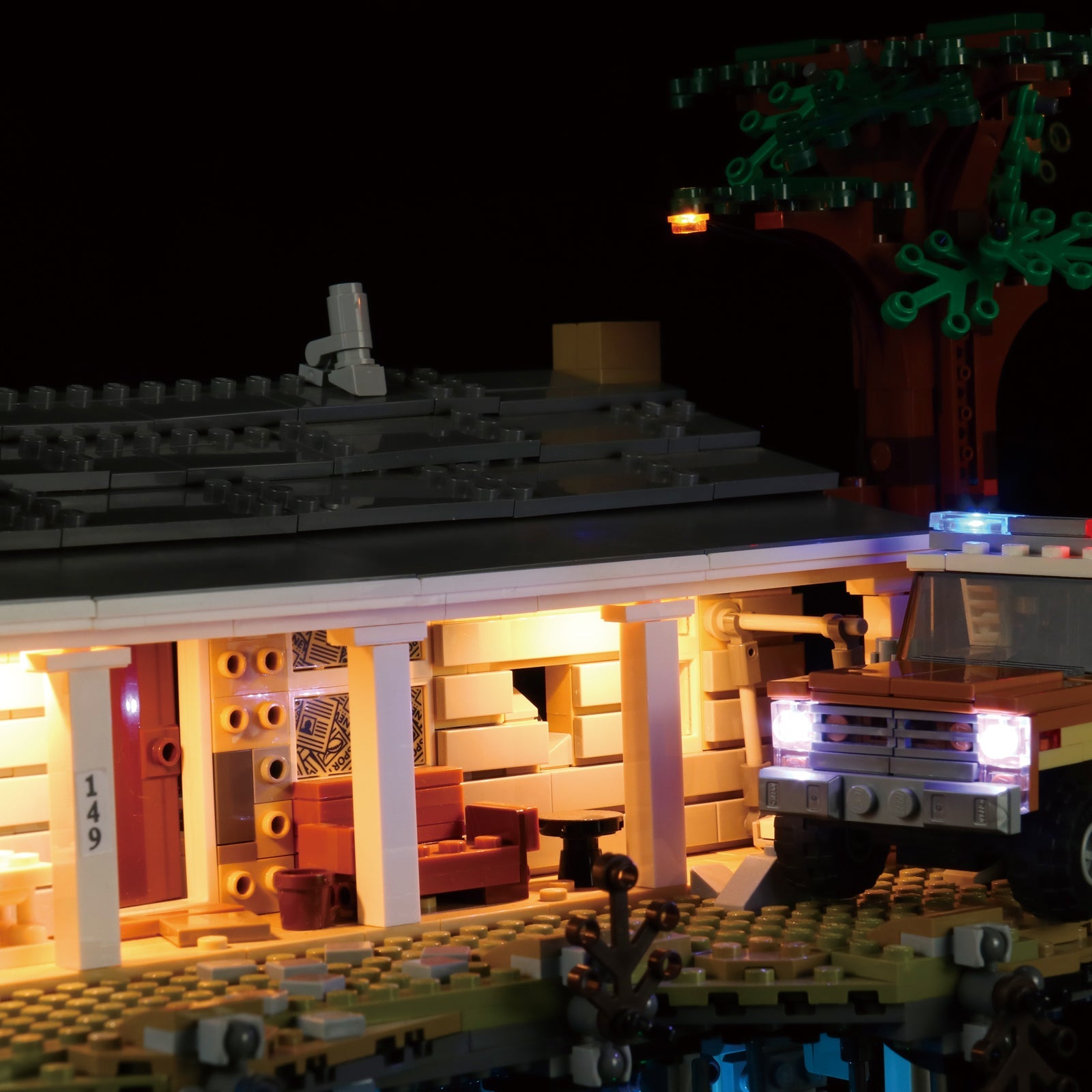 LED-Beleuchtungsset für LEGO® Stranger Things Das Upside Down 75810 Fernbedienungs-Version