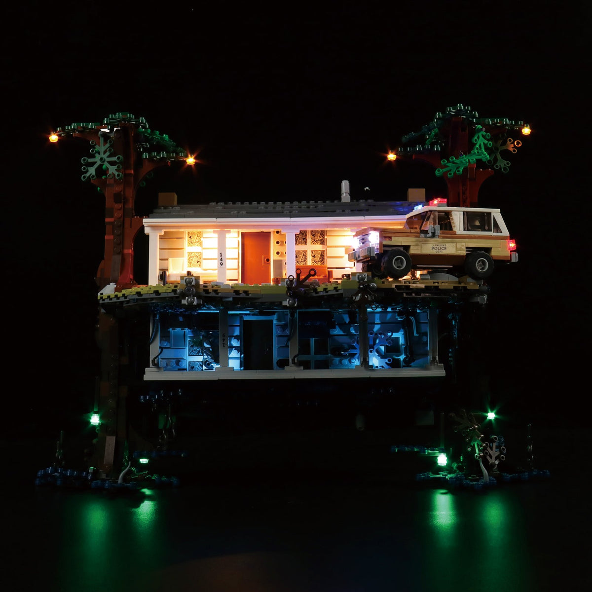 LED-Beleuchtungsset für LEGO® Stranger Things Das Upside Down 75810 Fernbedienungs-Version
