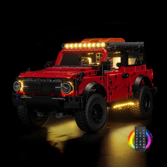 LED-Beleuchtungsset für LEGO® Technic Ford Bronco® SUV 42213 Fernbedienungs-Version