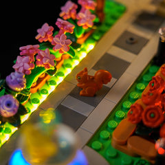 LED-beleuchtungsset für LEGO® Ideas The Botanical Garden 21353 – Version Lebendiges Spektrum