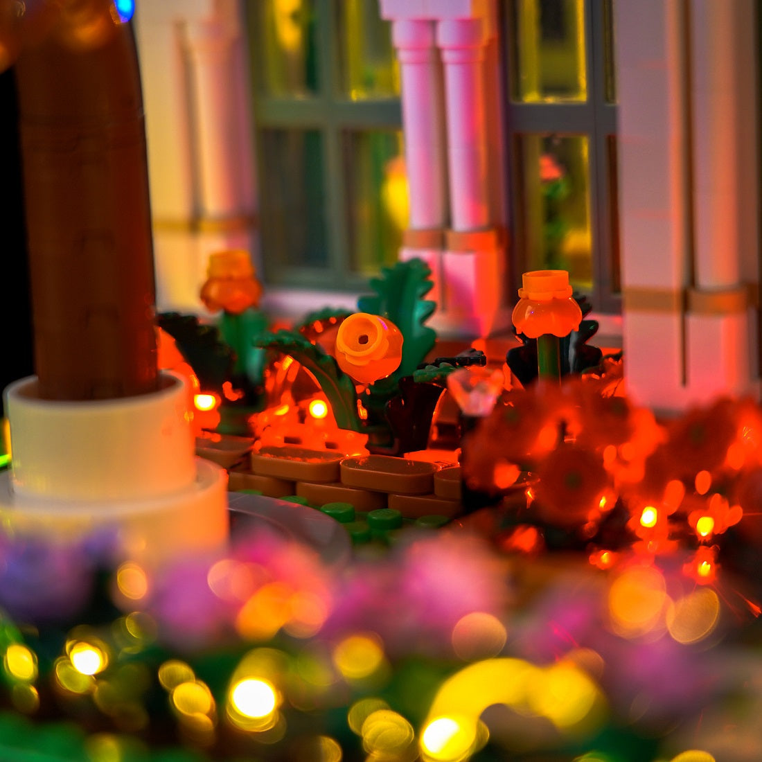 LED-beleuchtungsset für LEGO® Ideas The Botanical Garden 21353 – Version Lebendiges Spektrum