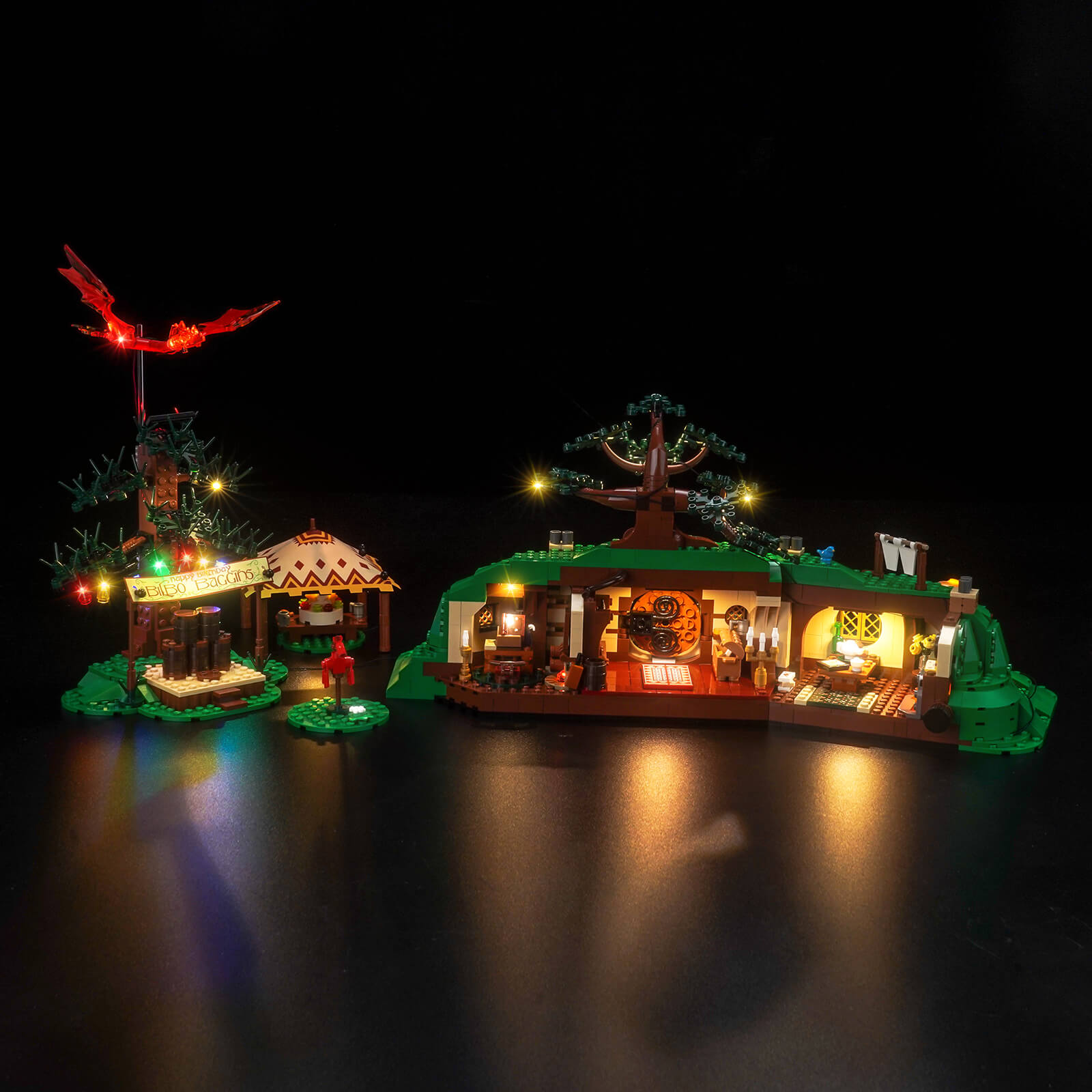 LED-Beleuchtungsset für LEGO® Der Herr der Ringe: Das Auenland (10354)