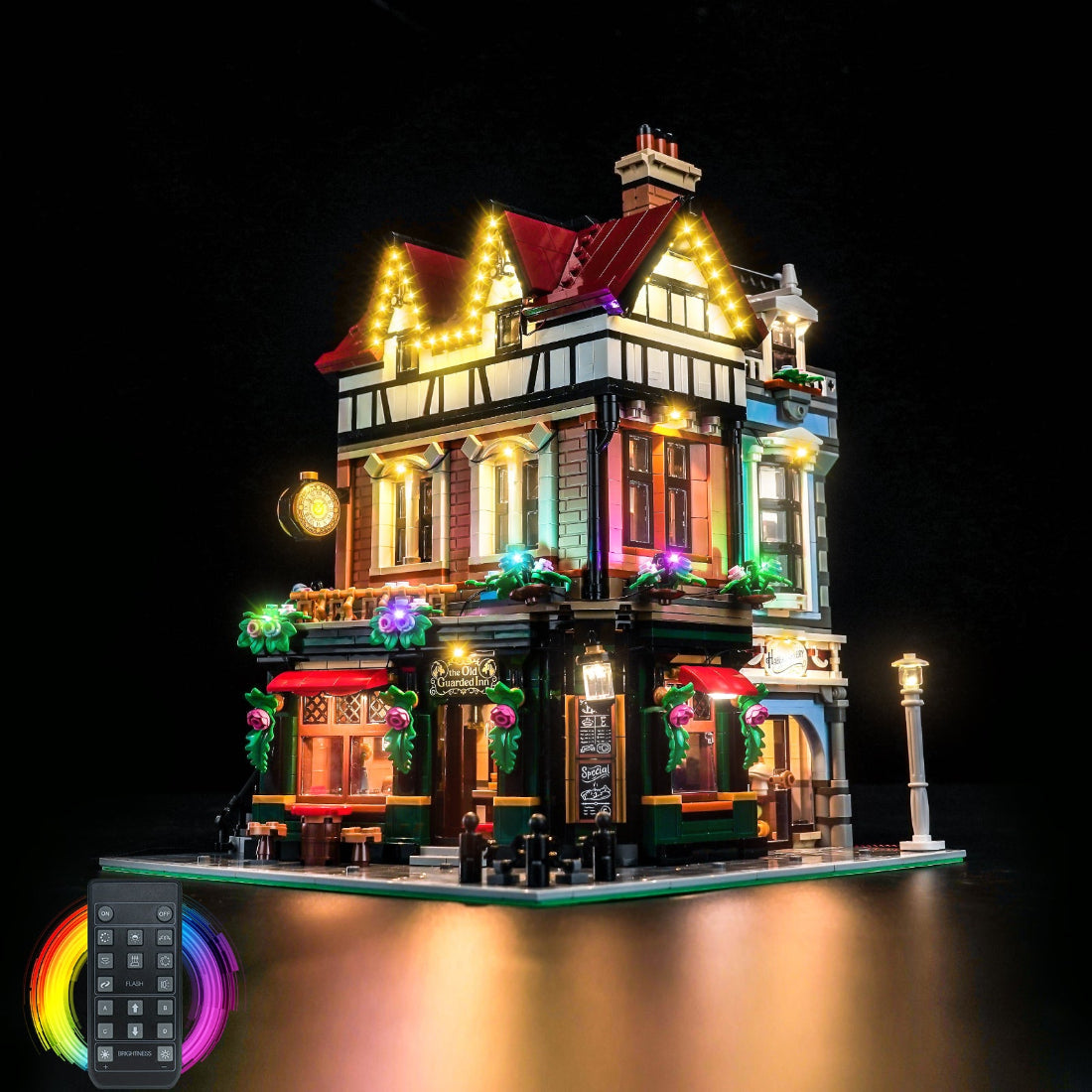 LED-beleuchtungsset für LEGO® Icons Tudor Corner 10350