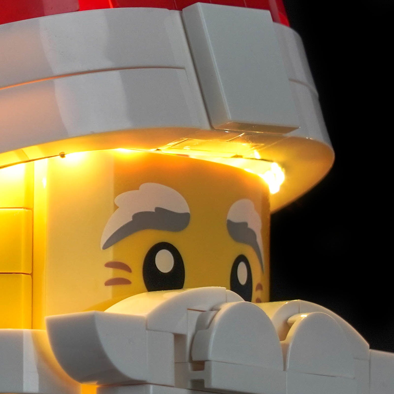 LED-beleuchtungsset für LEGO® Up-Scaled Santa Minifigure 40820