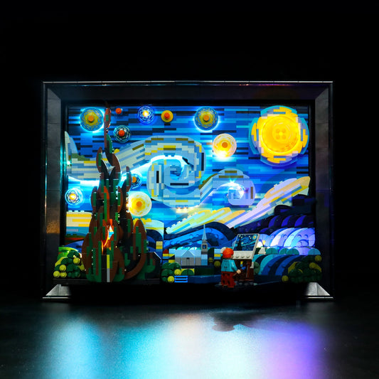 LED-Beleuchtungsset für LEGO® Ideas Vincent van Gogh – Sternennacht (21333)