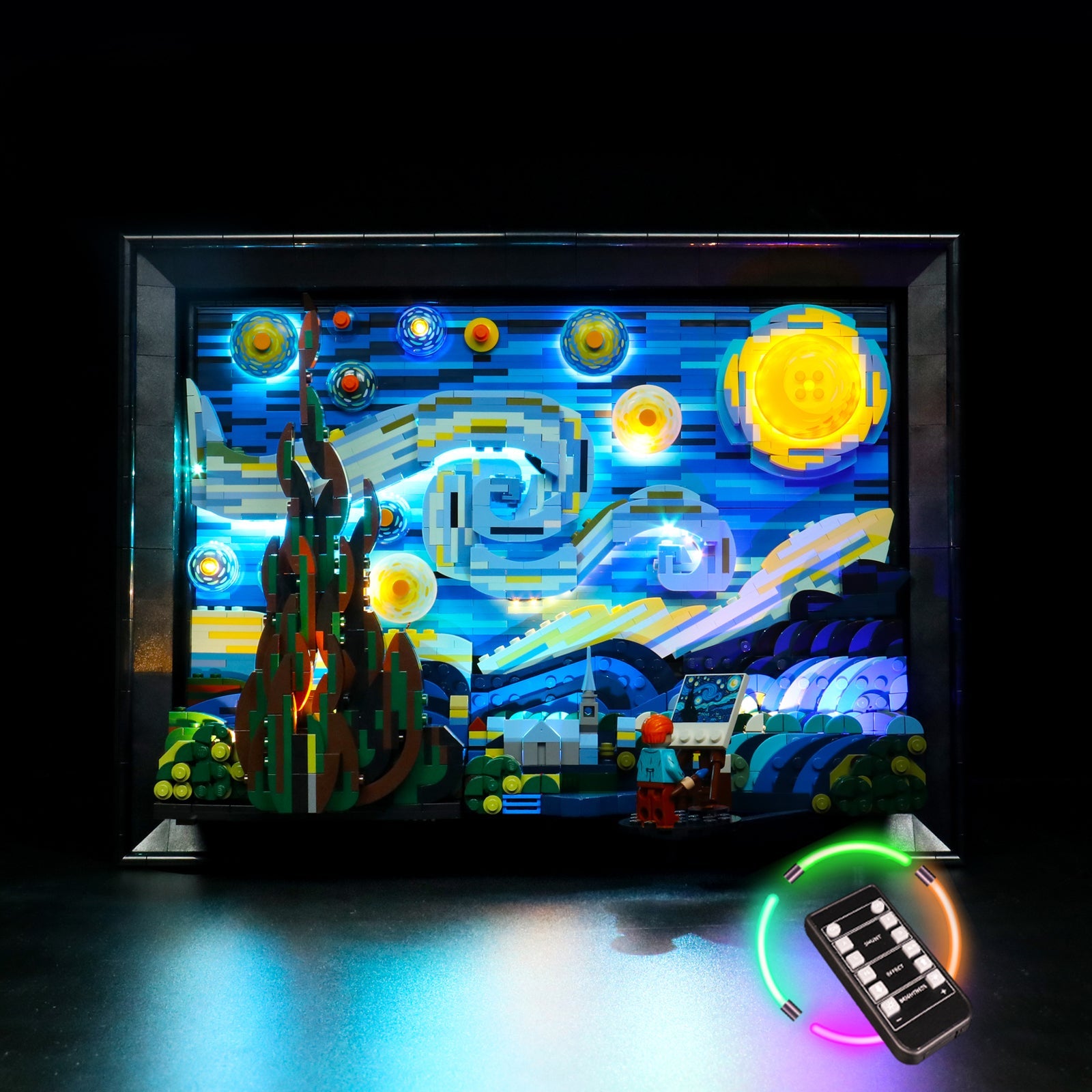 LED-Beleuchtungsset für LEGO® Ideas Vincent van Gogh – Sternennacht (21333)
