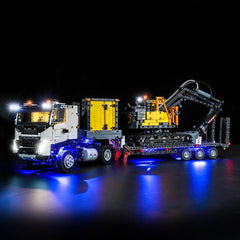 Juego de iluminación LED para camión Volvo FMX LEGO® Technic y excavadora eléctrica EC230 versión de control remoto 42175 