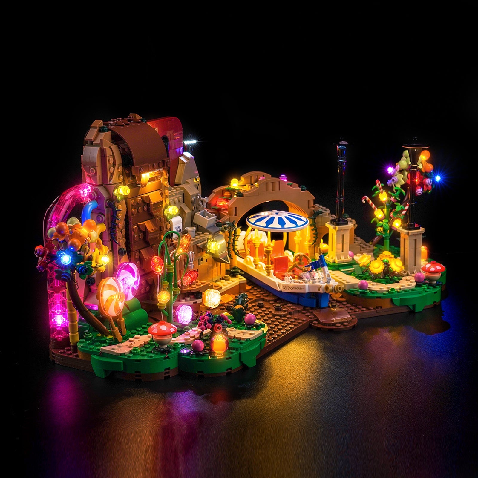 LED-beleuchtungsset für LEGO® Ideas Willy Wonka & the Chocolate Factory 21360