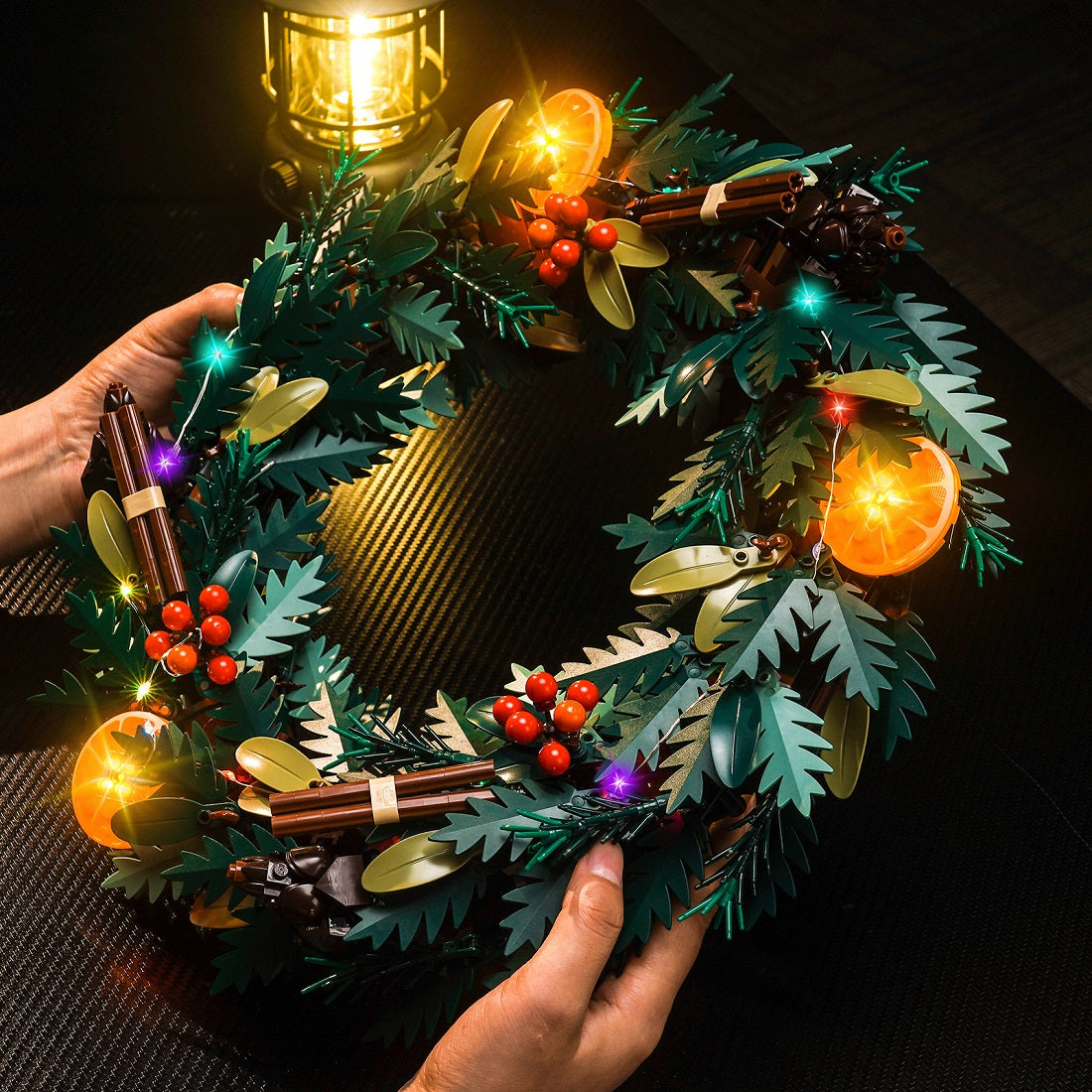 LED-beleuchtungsset für LEGO® Icons Wreath 10340