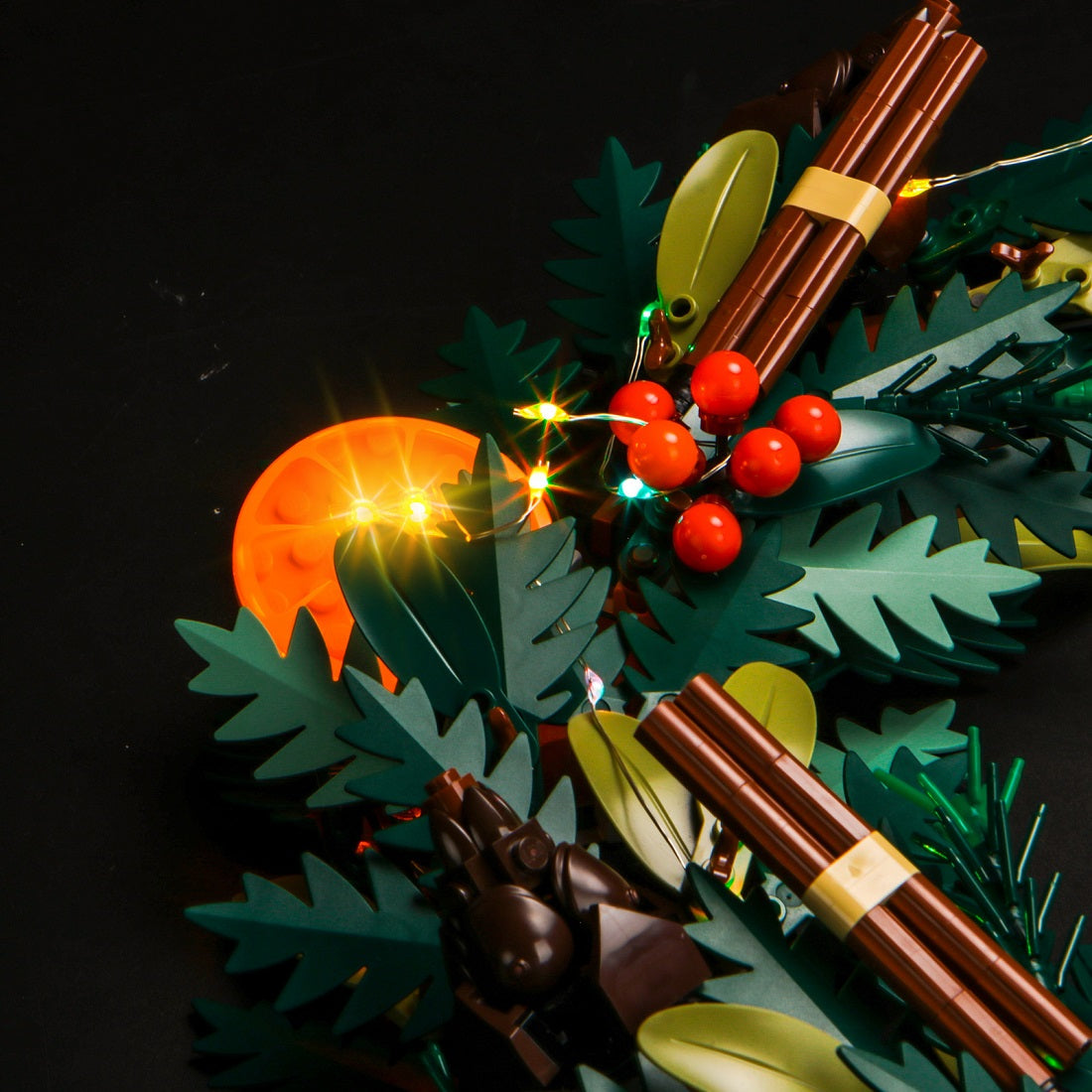 LED-beleuchtungsset für LEGO® Icons Wreath 10340