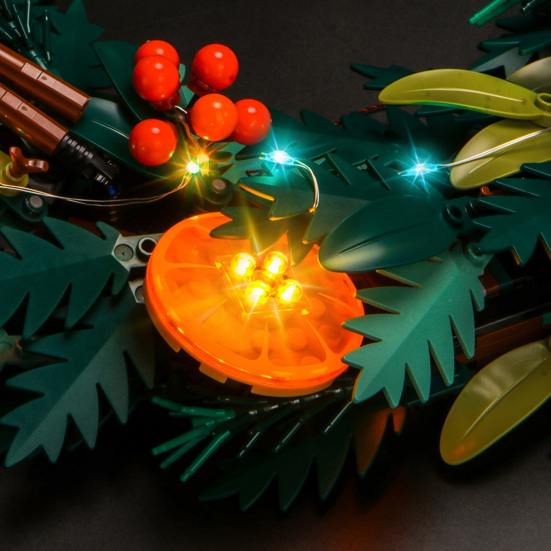 LED-beleuchtungsset für LEGO® Icons Wreath 10340