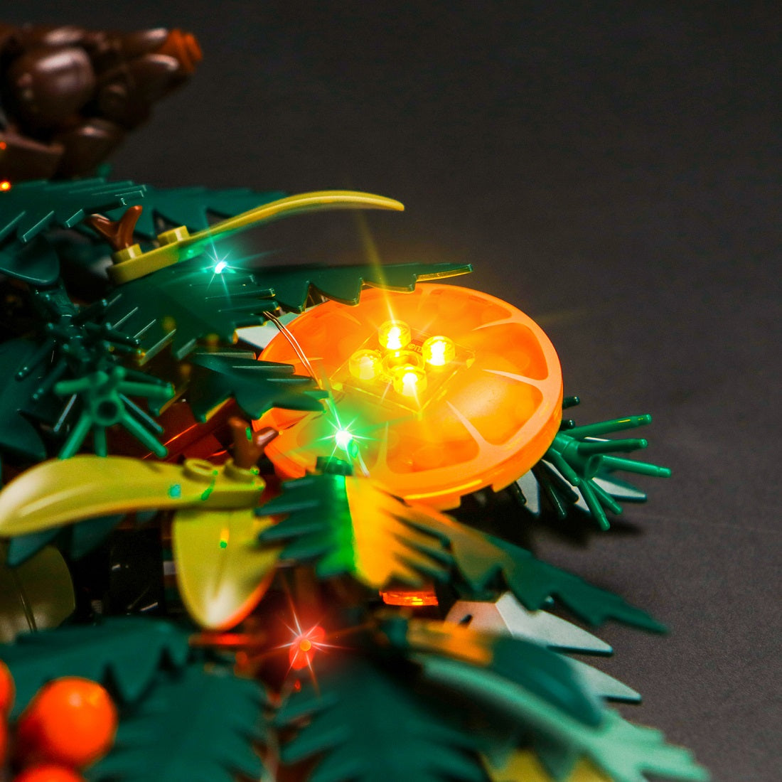 LED-beleuchtungsset für LEGO® Icons Wreath 10340