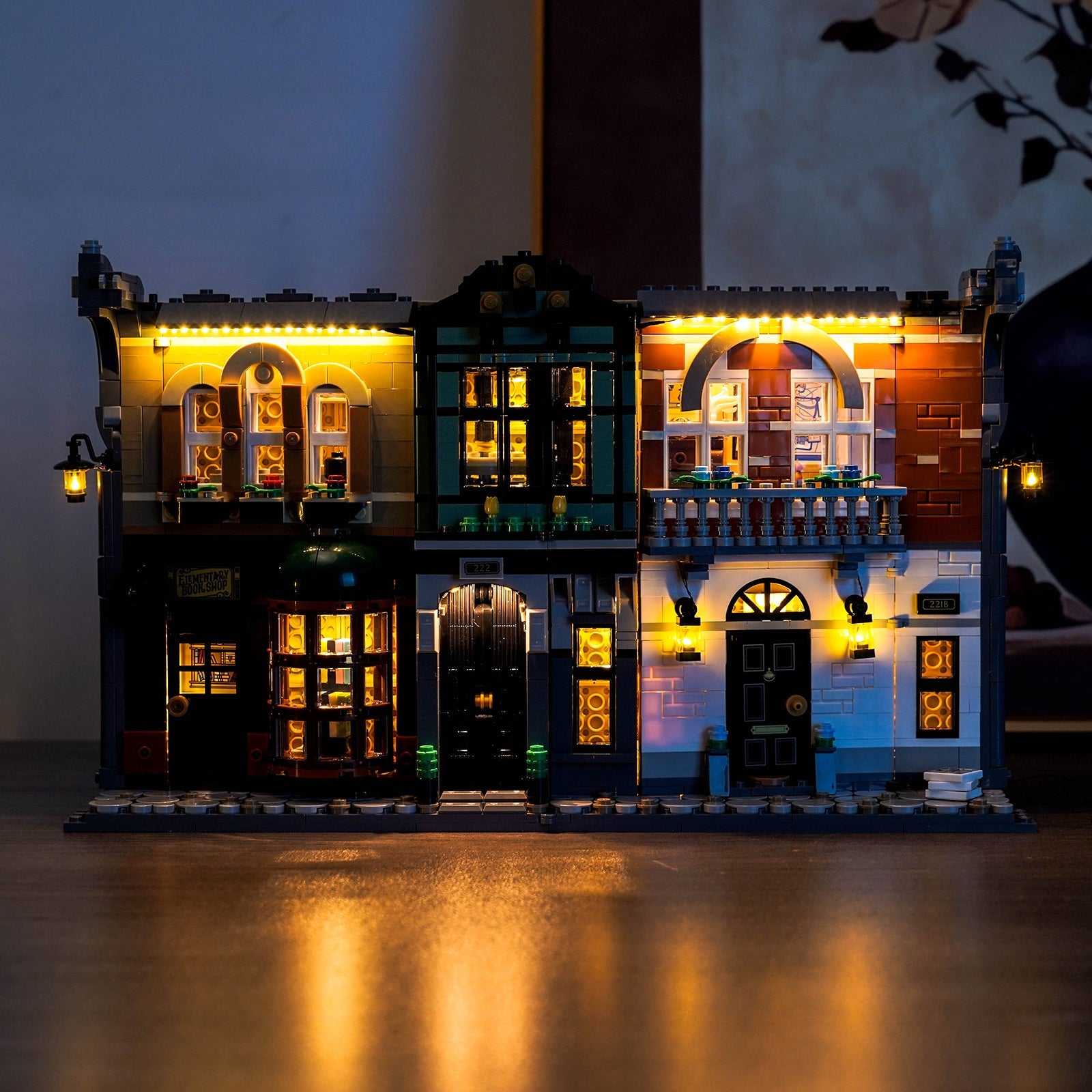 LED-beleuchtungsset für LEGO® Icons Sherlock Holmes: Book Nook 10351 Warmlicht-Version