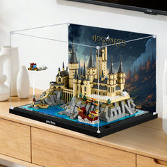 Staubdichte HD-Acryl-Vitrine mit UV-Schutz für LEGO Harry Potter 76419 Schloss Hogwarts