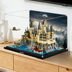 Staubdichte HD-Acryl-Vitrine mit UV-Schutz für LEGO Harry Potter 76419 Schloss Hogwarts