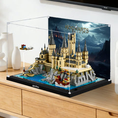 Staubdichte HD-Acryl-Vitrine mit UV-Schutz für LEGO Harry Potter 76419 Schloss Hogwarts