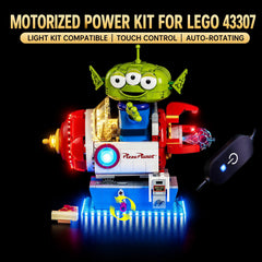 LED-belysningssæt til LEGO® Disney Alien med Pizza Planet Raketforlystelse – 43307 (Galaktisk Edition)