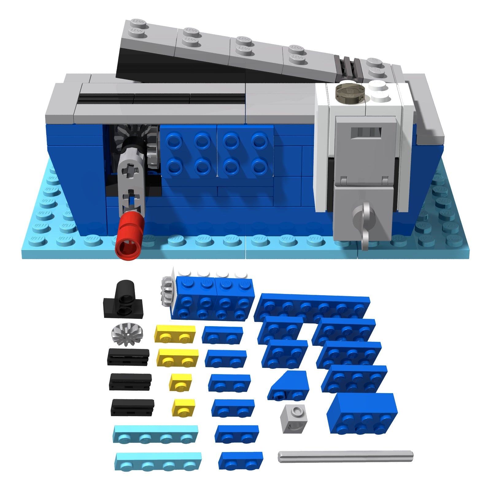LED-belysningssæt til LEGO® Disney Alien med Pizza Planet Raketforlystelse – 43307 (Galaktisk Edition)