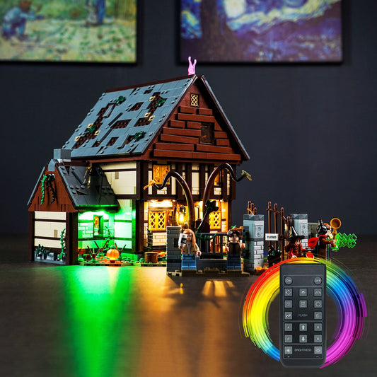 LED-beleuchtungsset für LEGO® Disney Hocus Pocus: The Sanderson Sisters' Cottage 21341